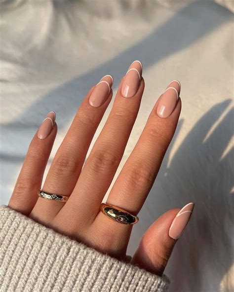 cute nude nails